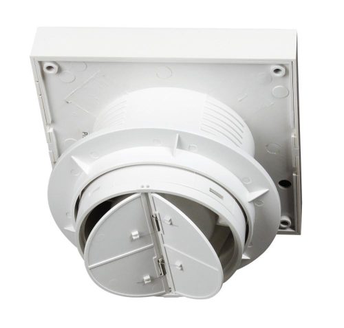 Commel exhaust fan 98mm, with closing slat, 12 W, 130 m³/h, 34 dB