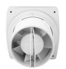 Commel elszívó ventilátor 100 mm, záró lamellával, golyóscsapágyas fekete 12 W, 95 m³/h , 34 dB