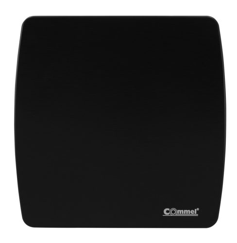 Wentylator wyciągowy Commel 100 mm, z timerem, listwa zamykająca, łożysko kulkowe czarne 12 W, 95 m³/h, 34 dB