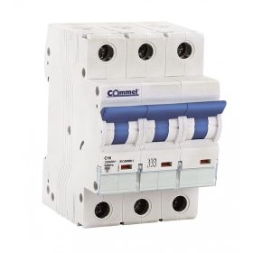 Commel Leistungsschalter 32A 3P C, 6kA 