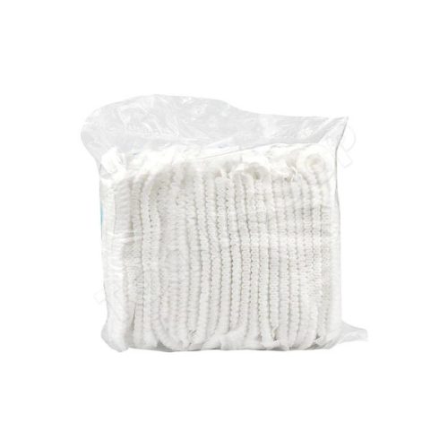 Eü Striped cap - 100 pcs white