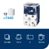 Tork toalettpapír T9 SmartOne mini Advanced 2r., fehér, 620 lap/tek, 12 tek