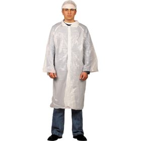 Guest robe polyethylene with snap closure