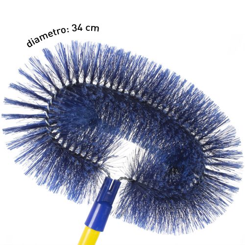 Perie de panza de paianjen Aricasa, telescopica, 1,5m, ovala