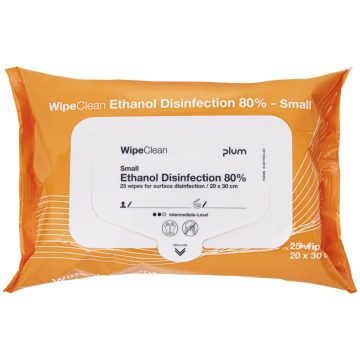   Plum WipeClean Ethanol Disinfection 80% fertőtlenítő kendők, small