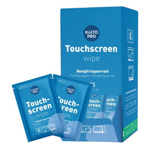 Kiilto Pro Touchscreen Wipes érintőképernyő tisztító kendő, 95 db