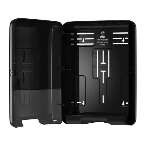 Tork Singlefold hajtogatott kéztörlő adagoló H3 Z és C hajtású kéztörlőkhöz - ütésálló műnyag,fekete