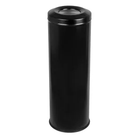 Stainless steel fireproof trash can, 5 liters, shiny