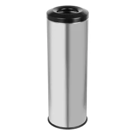 Stainless steel fireproof trash can, 5 liters, shiny