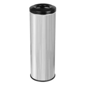 Stainless steel fireproof trash can, 5 liters, shiny