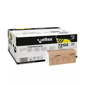   Celtex V Smart hajtogatott kéztörlő, cellulóz, 2 réteg, 25x21cm, 15x210 lap (3150 lap/karton)
