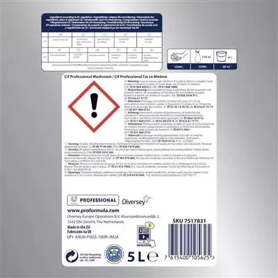 Cif Washroom 2v1 sanitárny čistič 5L (2ks/krabica)