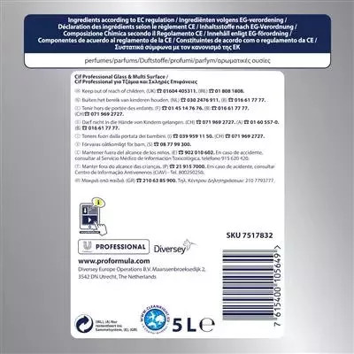 Curatator de geamuri si suprafete CIF 5L (2buc/cutie)