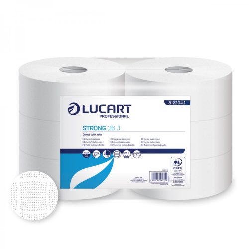 Lucart Strong 26 J MAXI toilet paper 2 layers cellulose 255m 6 rolls/pack