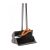 Aricasa "Avio" tipping shovel set, with broom