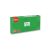 Napkin, 25x25cm, emerald green, 2 layers, 100 sheets/pack, 38 packs/carton