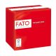 Salveta Fato 24x24cm crvena 2-slojna 100 listova/pak 24 pak./karton