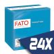 Fato Szalvéta 24x24cm türkiz 2 rétegű 100 lap/csomag (24 csomag)