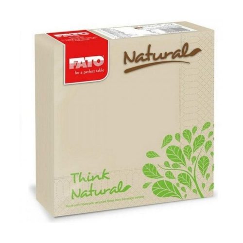 Napkin 33x33cm, patterned Natural Style, 2 layers, 50 sheets/pack