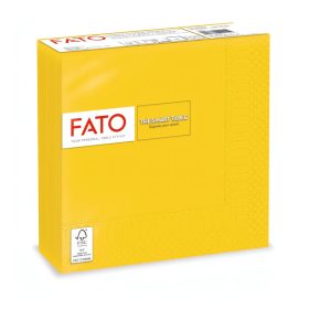 Fato Napkin 33x33cm yellow 2-ply 50 sheets/pack 