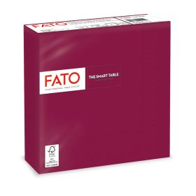Fato Napkin 33x33cm burgundy 2-ply 50 sheets/pack 