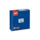 Napkin, 33x33cm, night blue, dark blue, 2 layers, 50 sheets/pack, 24 packs/carton