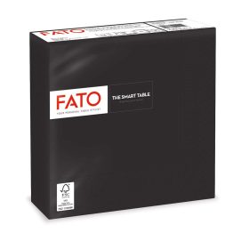 Fato Napkin 33x33cm black 2-ply 50 sheets/pack 