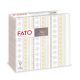 Fato Sztár karácsonyi szalvéta Ribbon Silver 2 rétegű 38x38cm 40 szál/csomag 