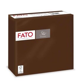   Fato Star servetel 2 straturi 38x38cm culoare ciocolata 40 bucati/pachet 