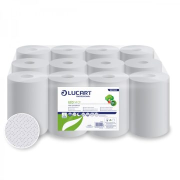   Lucart Eco 14 CF Mini hand towel 2 layers recy glued 55m 12 rolls/shrink