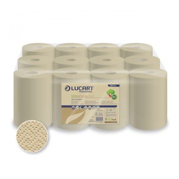   Lucart ECO Natural roll hand towel 2 layers, 255 sheets, 59m 12 rolls/shrink