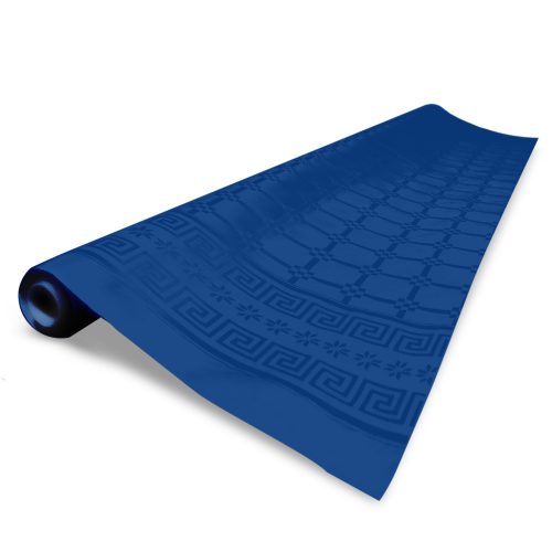 Fato rola fata de masa 1,2x7m albastru damasc