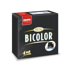   Obrúsok Fato 40x40cm 4-vrstvový čierny/šampanské 50 listov