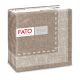 Fato Airlaid obrúsok 40x40cm Cachmire Caffé (krémová káva) 50 listov