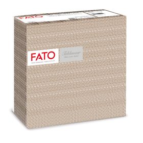   Obrúsok Fato Airlaid 40x40cm Čipka lieskový orech 50 listov