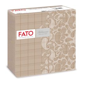   Obrúsok Fato Airlaid 40x40cm Drops lieskový orech 50 listov