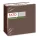 Fato Airlaid servetel 40x40cm Shade maro ciocolata 50 foi