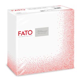 Obrúsok Fato Airlaid 40x40cm Puntini červený 50 listov