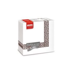 Fato Airlaid Serviette 40x40cm Mykonos kakao 50 Blatt