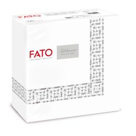 Obrúsok Fato Airlaid 40x40cm Mykonos strieborný 50 listov