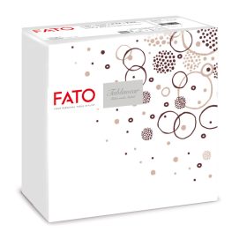 Obrúsok Fato Airlaid 40x40cm Fireworks Cioccolata 50 listov