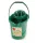 Găleată pentru mop Fass Natural Green cu coș de stoarcere, ovală, verde