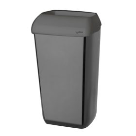 Coș Celtex de perete, cu capac deschis, 23 litri, negru