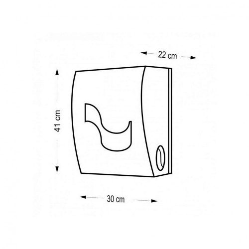 Celtex Megamini Formatic Autocut dozator ručnika ABS bijeli