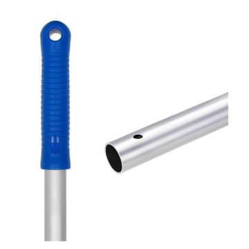 Aluminum handle polished anodized blue 24x140cm