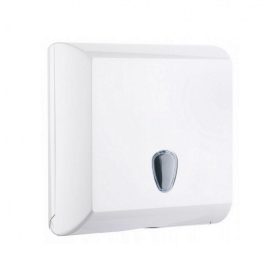   Mar plast Linea PLUS V zásobník na skladané uteráky na ruky biely