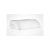 Mar plast falra is szerelhető fehér szemetes fedél A74201 szemeteshez