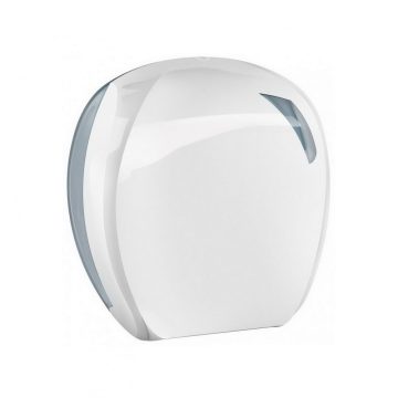 Mar plast Linea SKIN toalettpapír adagoló Midi 24 cm fehér/átlátszó