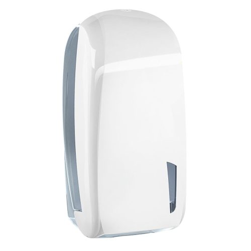 Mar plast Linea SKIN folded toilet paper dispenser white/transparent