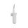 Mar plast Linea SKIN wall mounted toilet brush with holder white/transparent